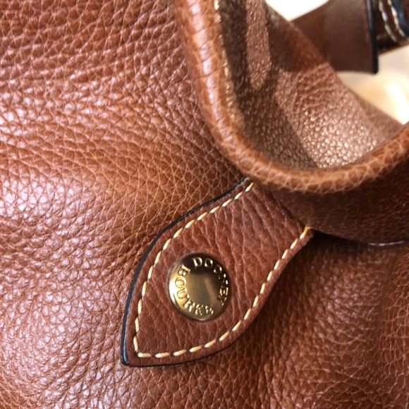 Dooney & Bourke Brown Pebbled Leather Hobo - Picture 9 of 16